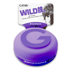 Gatsby Moving Rubber Wild Shake (Purple) Hair Wax 80g